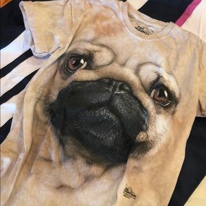 Pug Tee The Mountain Kids XL/adult small